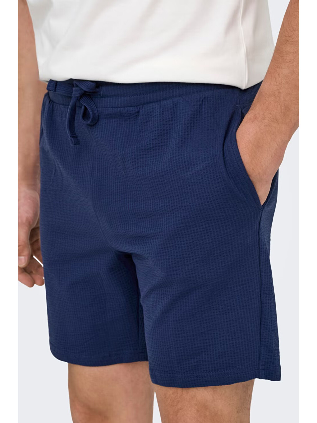 Lacivert Onskıan Pamuklu Regular Fit Short 22029752-2