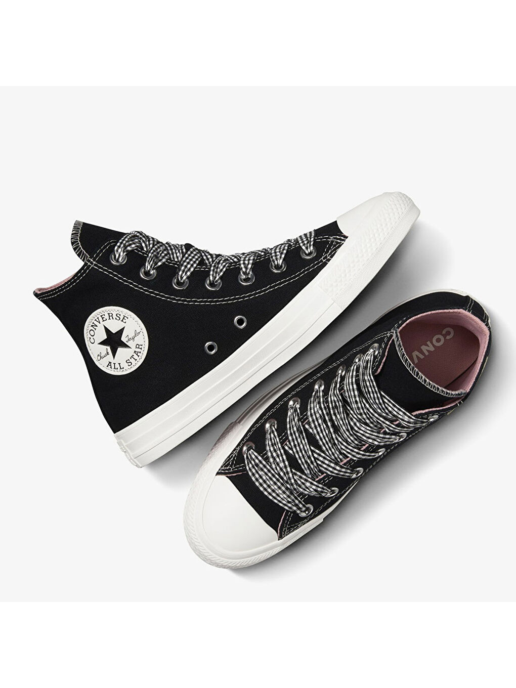 Chuck Taylor All Star Hi Kadın Siyah Sneaker-3