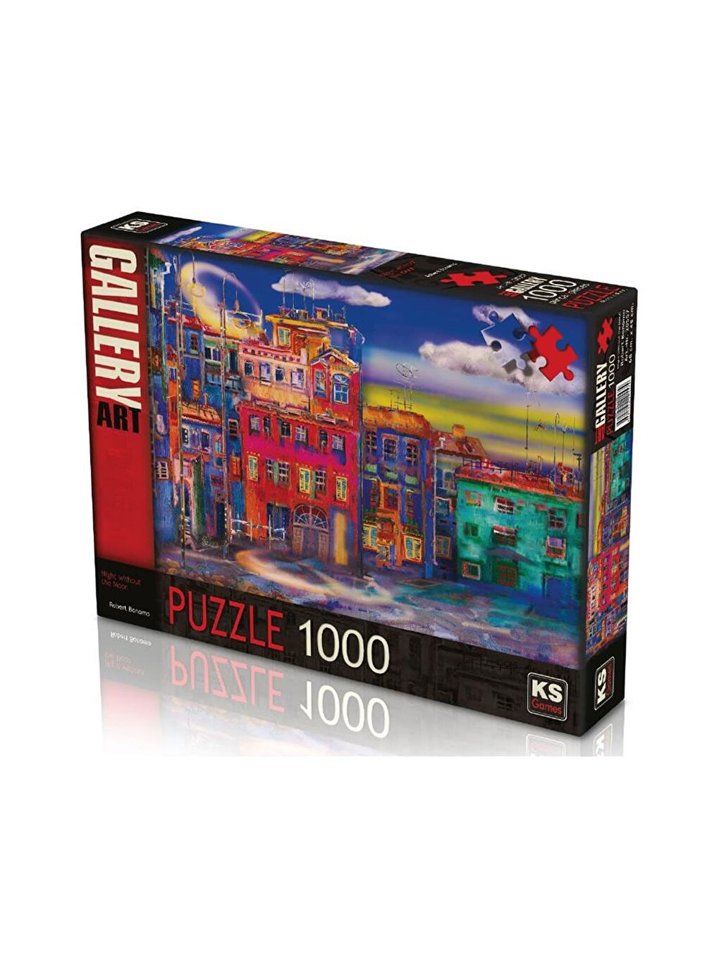 KS GAMES Renksiz Puzzle 1000 Parça Night Without The Moon 20557