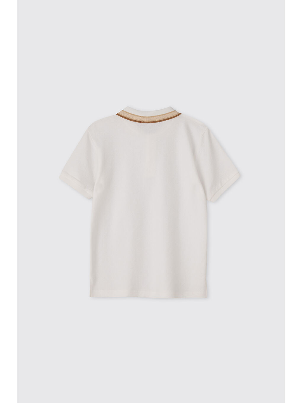 Erkek Çocuk Kısa Kollu Beyaz Tişört-1