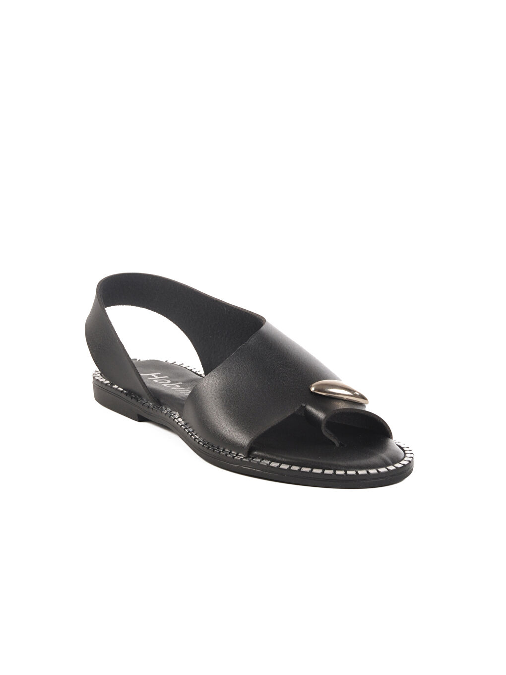 Siyah Hafif İnce Taban Kadın Sandalet 102 Z-2