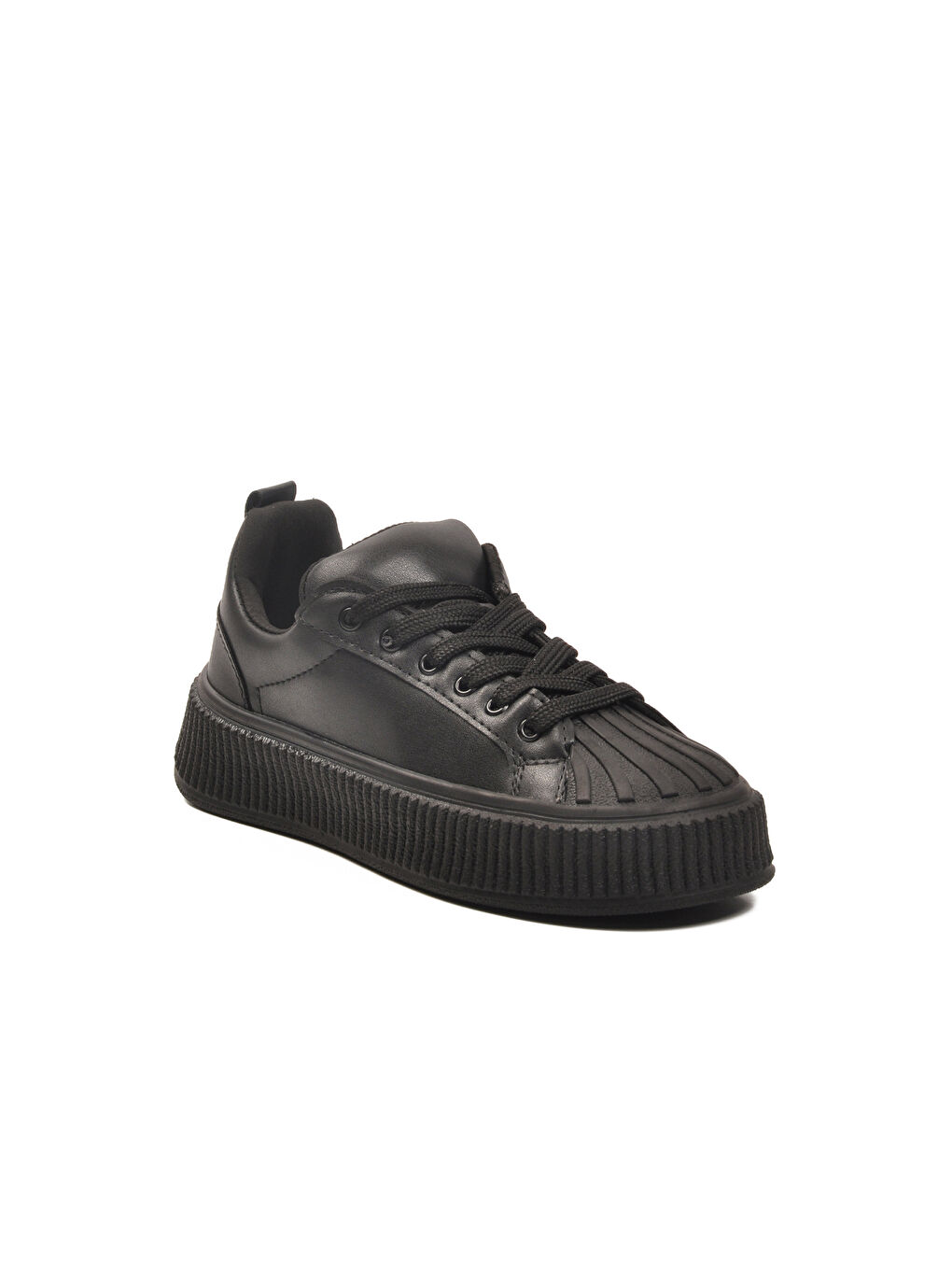 Siyah Bağcıklı Unisex Spor Ayakkabı Grov 410 G-3