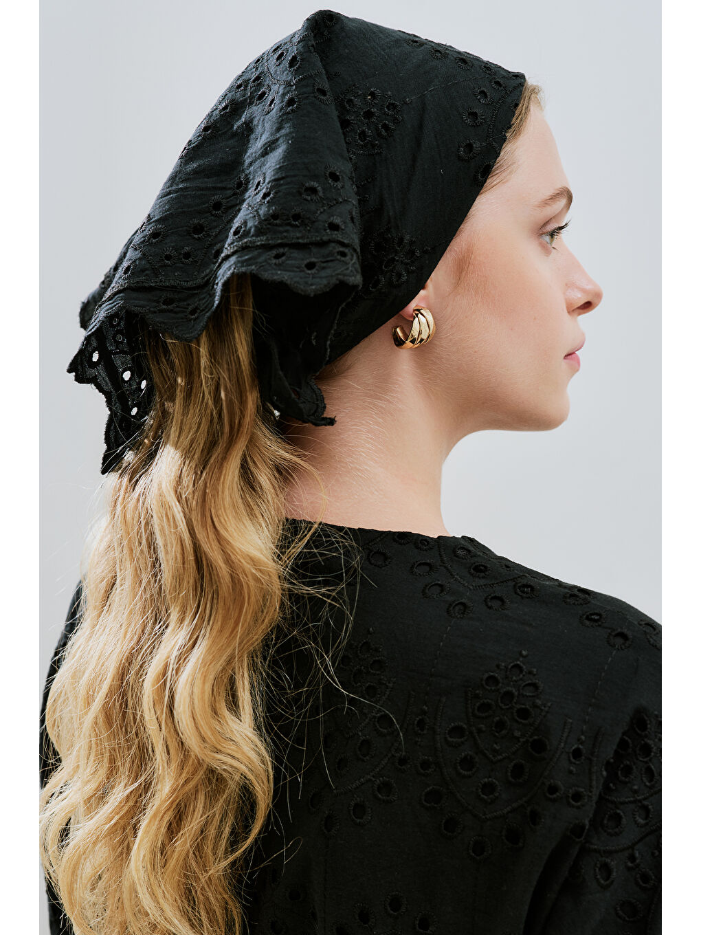 Brode Kadın Siyah Bandana-1