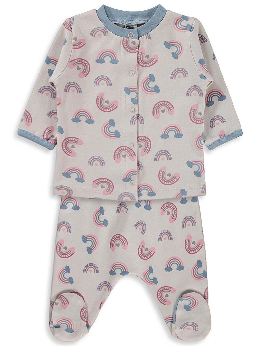 Baby Empirme 1-9 Ay Pijama Takımı - Bej