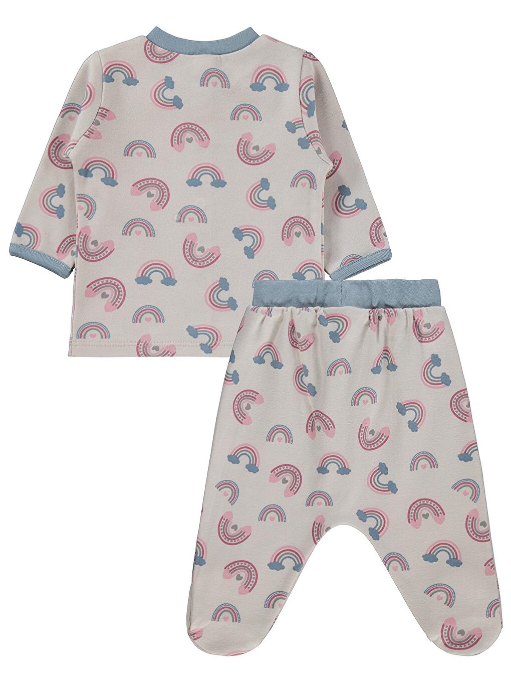 Baby Empirme 1-9 Ay Pijama Takımı - Bej-3