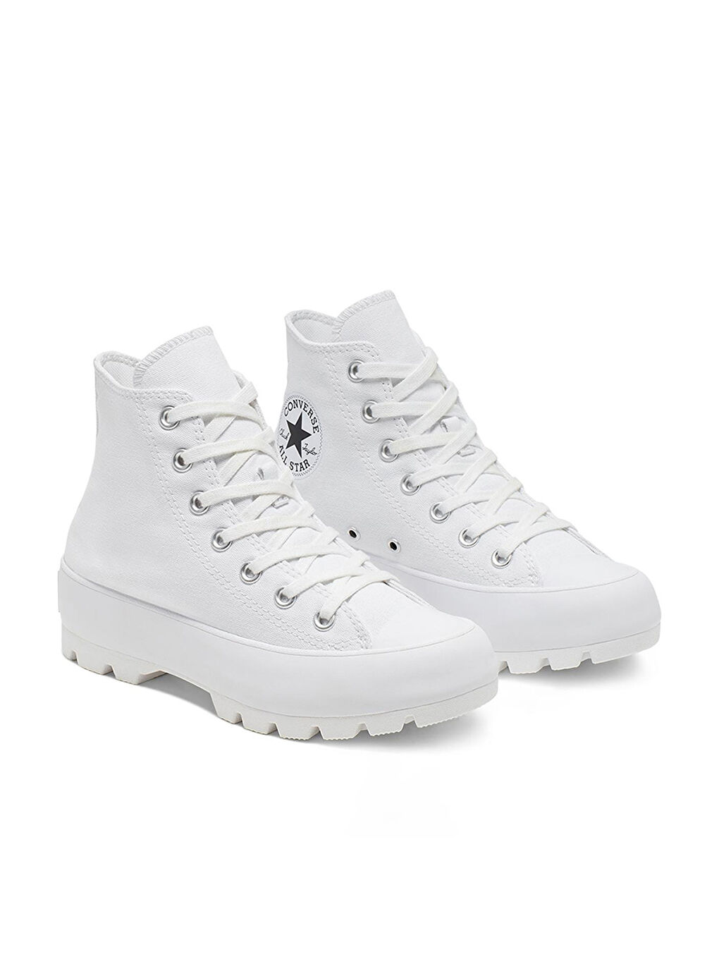 Beyaz Chuck Taylor All Star Lugged Canvas Kadın Sneaker-2