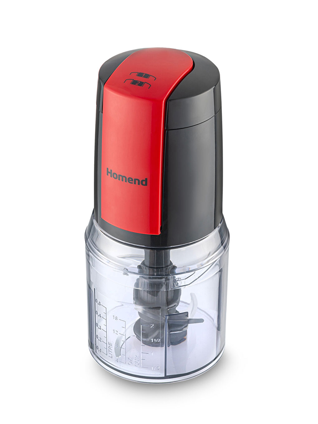 Robochop 2110h Doğrayıcı Siyah Kırmızı-1