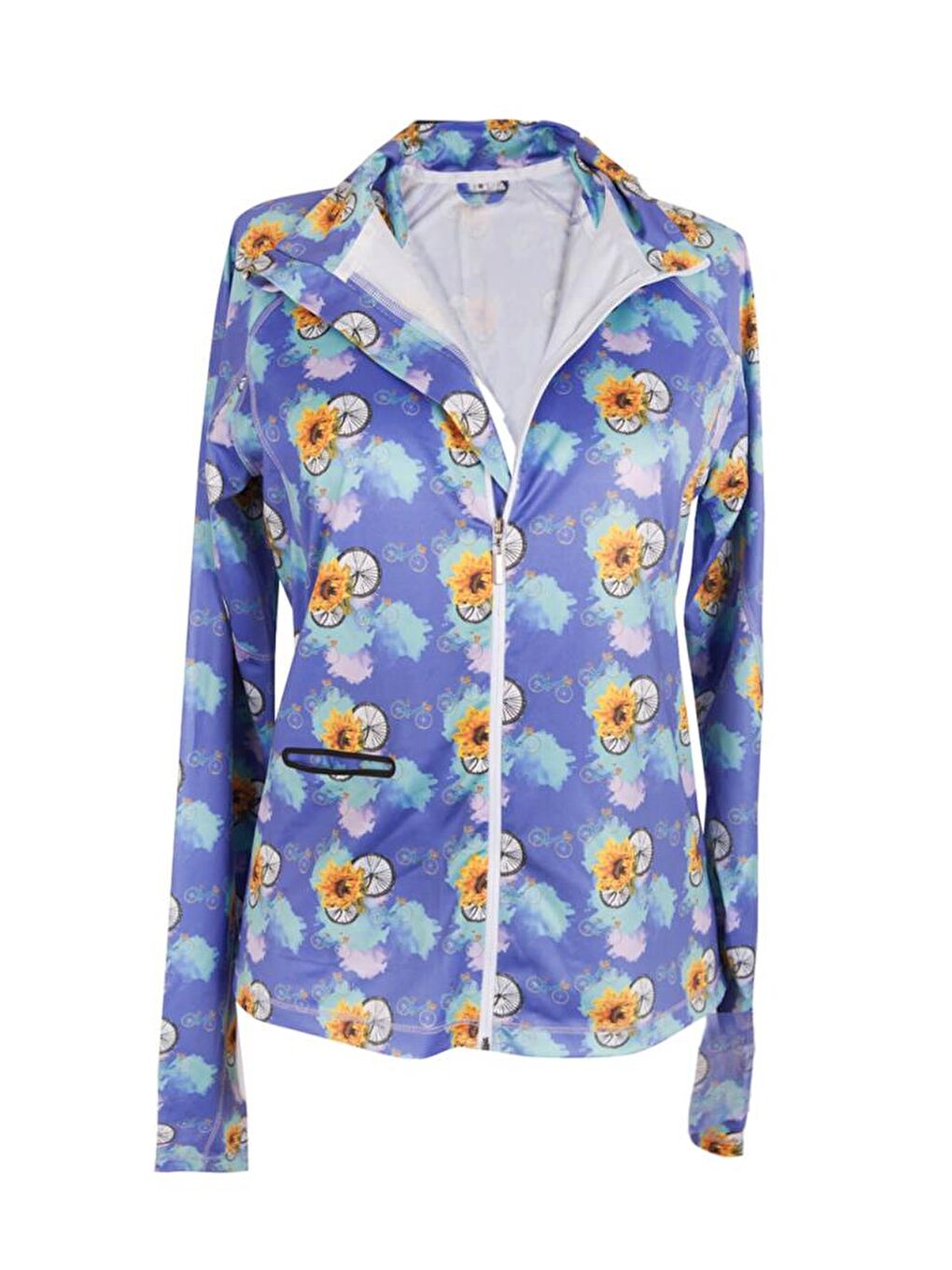 Karışık Nature Fermuarlı Kadın Sweatshirt-1