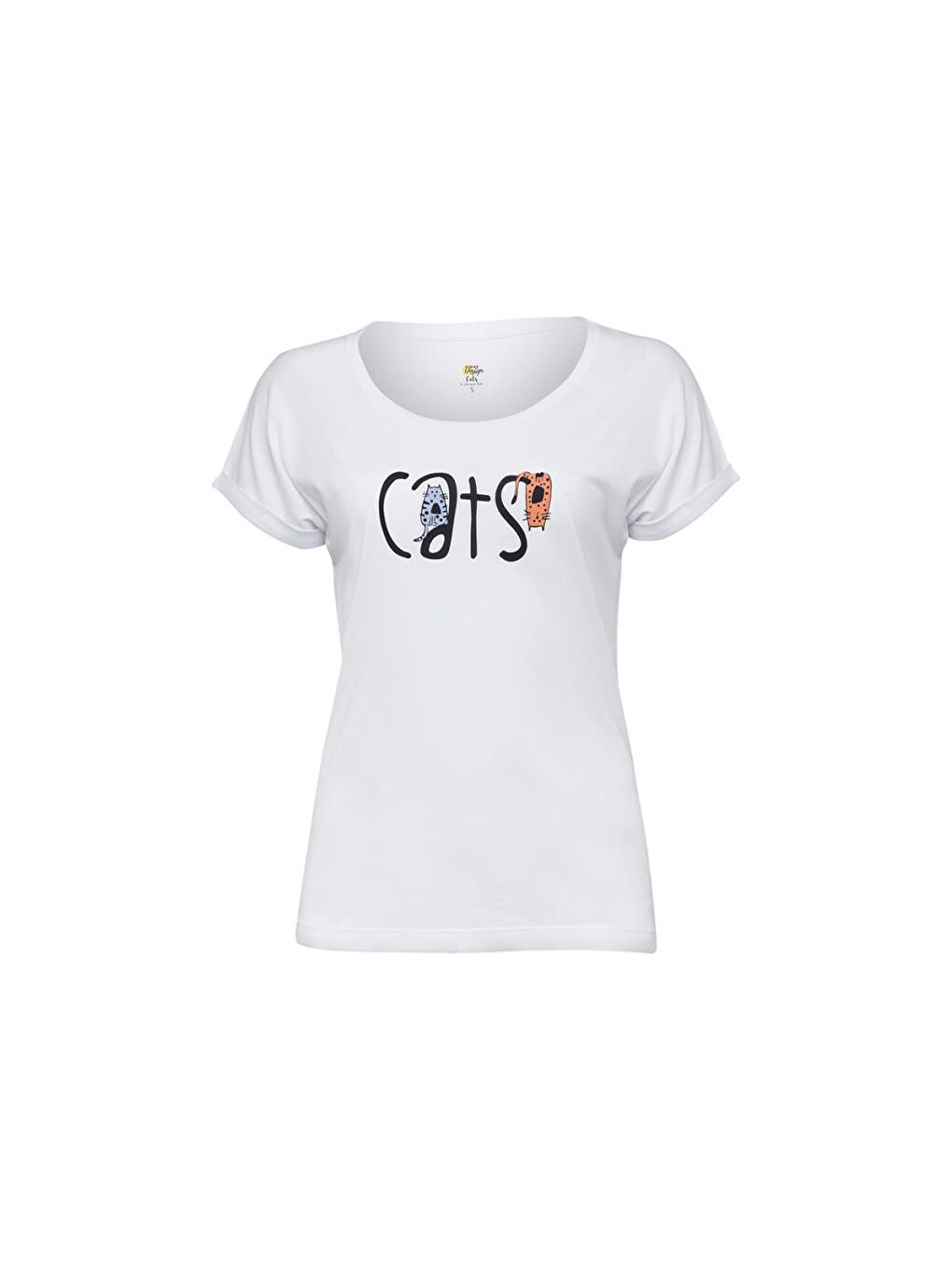 Beyaz Muzur Kediler T-shirt