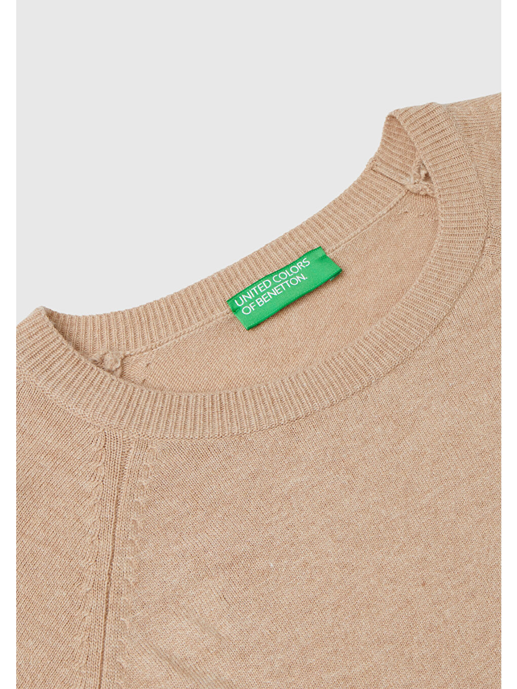 Kahverengi Kadın Sütlü Kahve Kaşmir Karışımlı Kazak-5