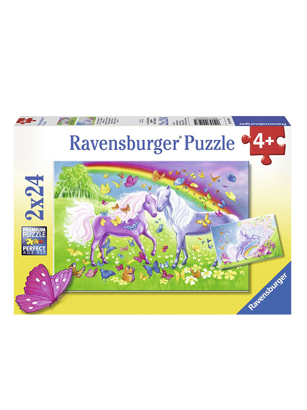 Ravensburger 2x24 Parça Puzzle Gökkuşağı Atları 091935 - 2