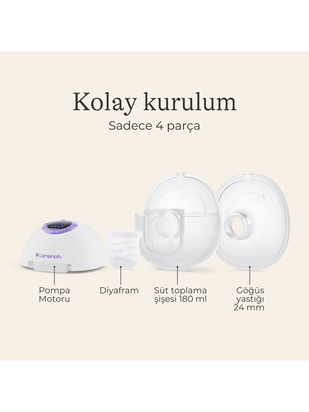 Giyilebilir Çiftli Göğüs Pompası-3