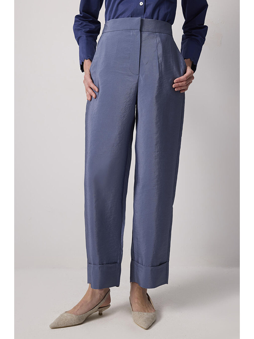 İndigo Double Paça Kupra Pantolon-1
