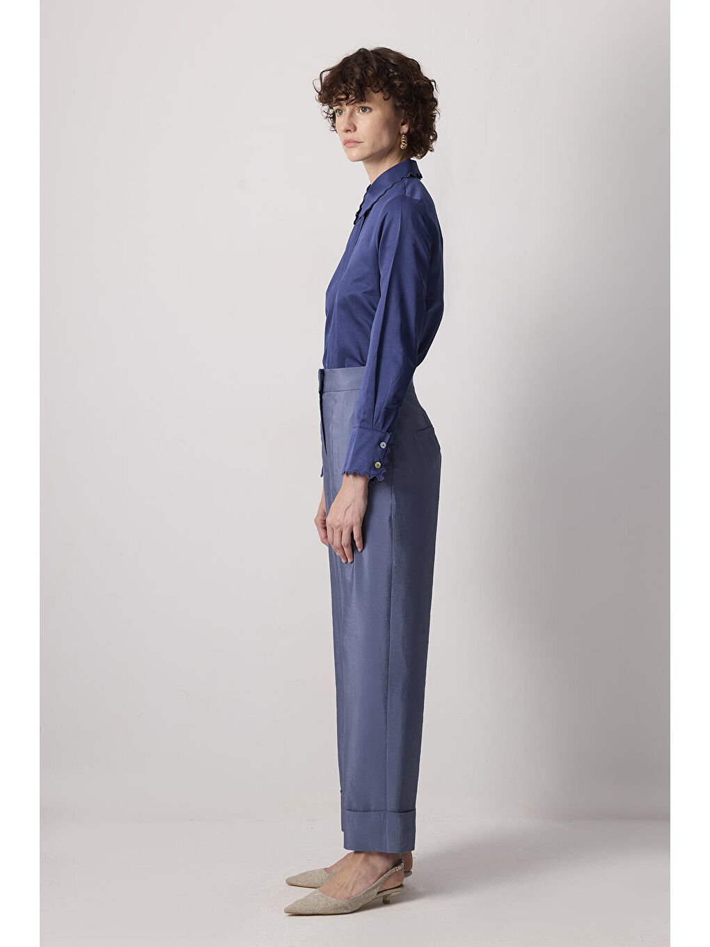 İndigo Double Paça Kupra Pantolon-2