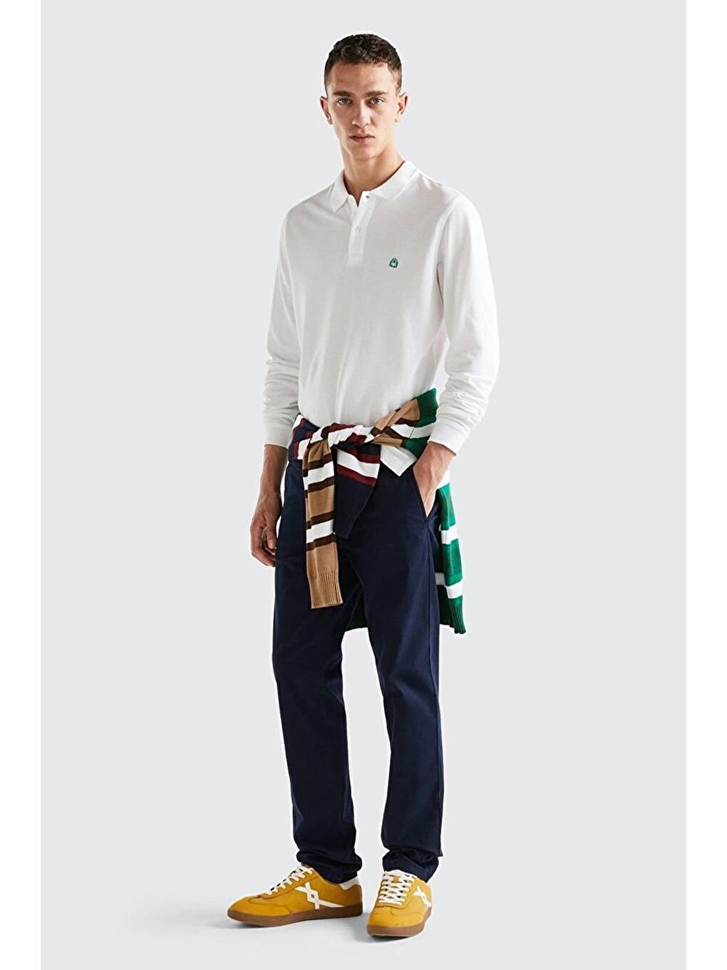 Beyaz Erkek Tişört-2