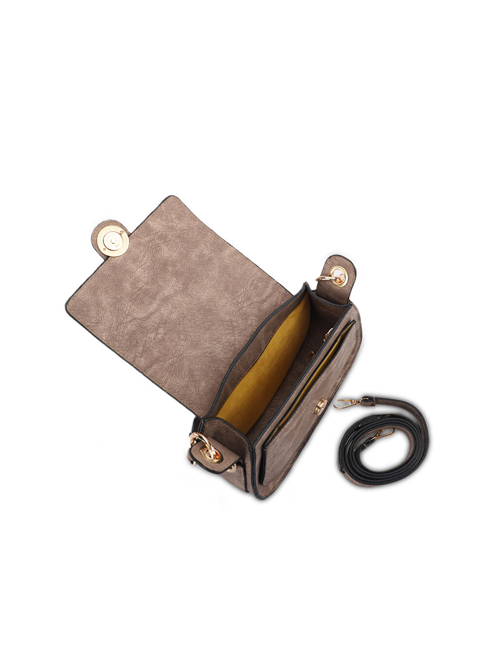 Bej PRAG VIYANA Kadın El Çantası Koyu bej-4