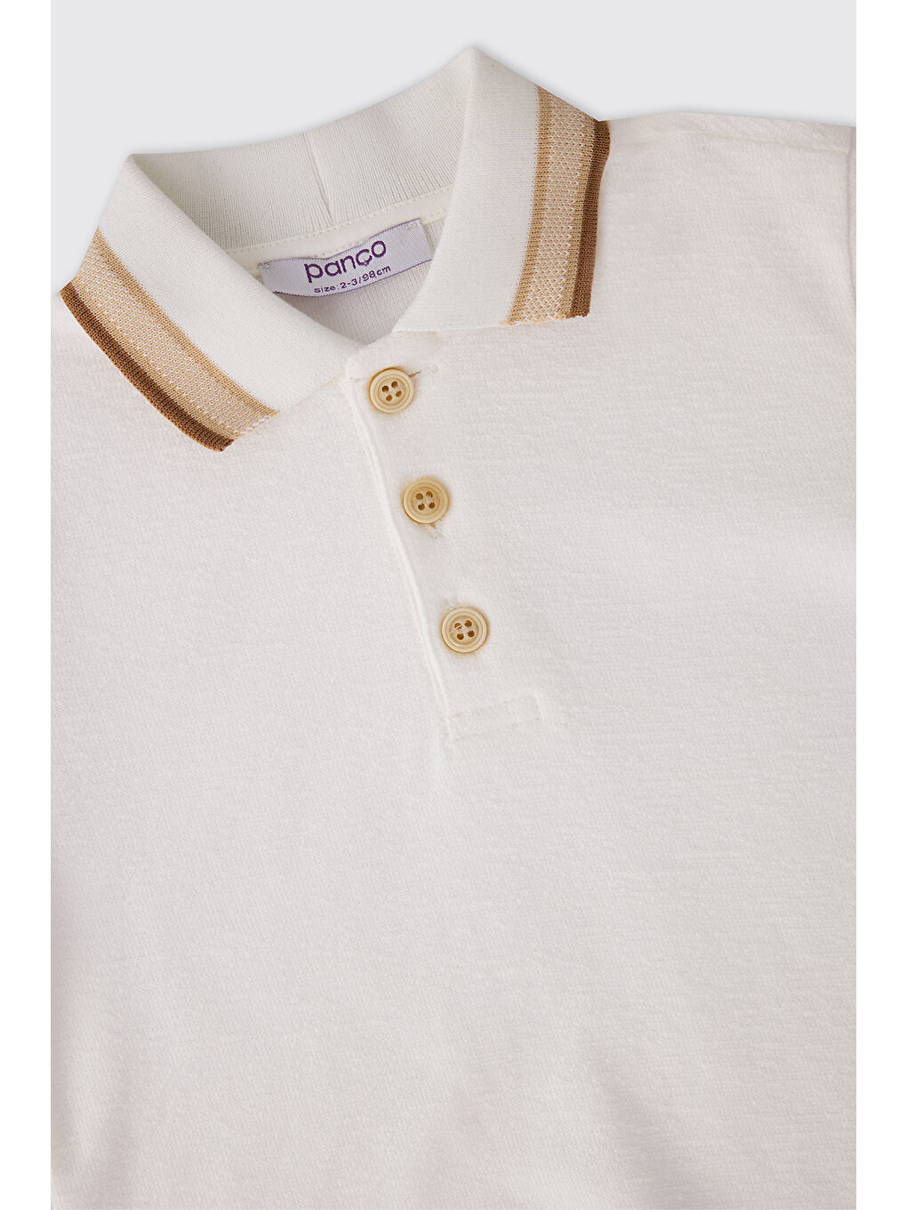 Erkek Bebek Kısa Kollu Beyaz Tişört-2