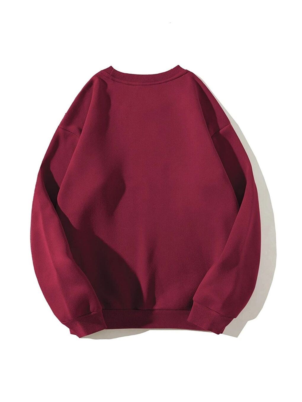 Trendseninle Bordo Kadın Bordo Los Angeles Sweatshirt - 1