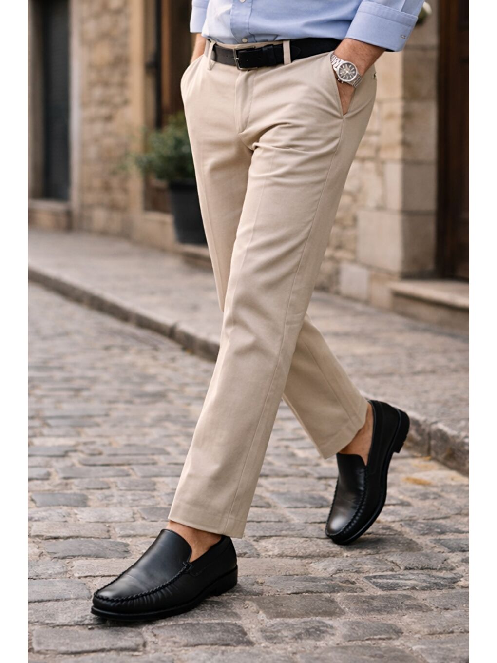 Siyah WİLLS Hakiki Deri Bağcıksız Erkek Günlük Klasik Loafer Ayakkabı-5