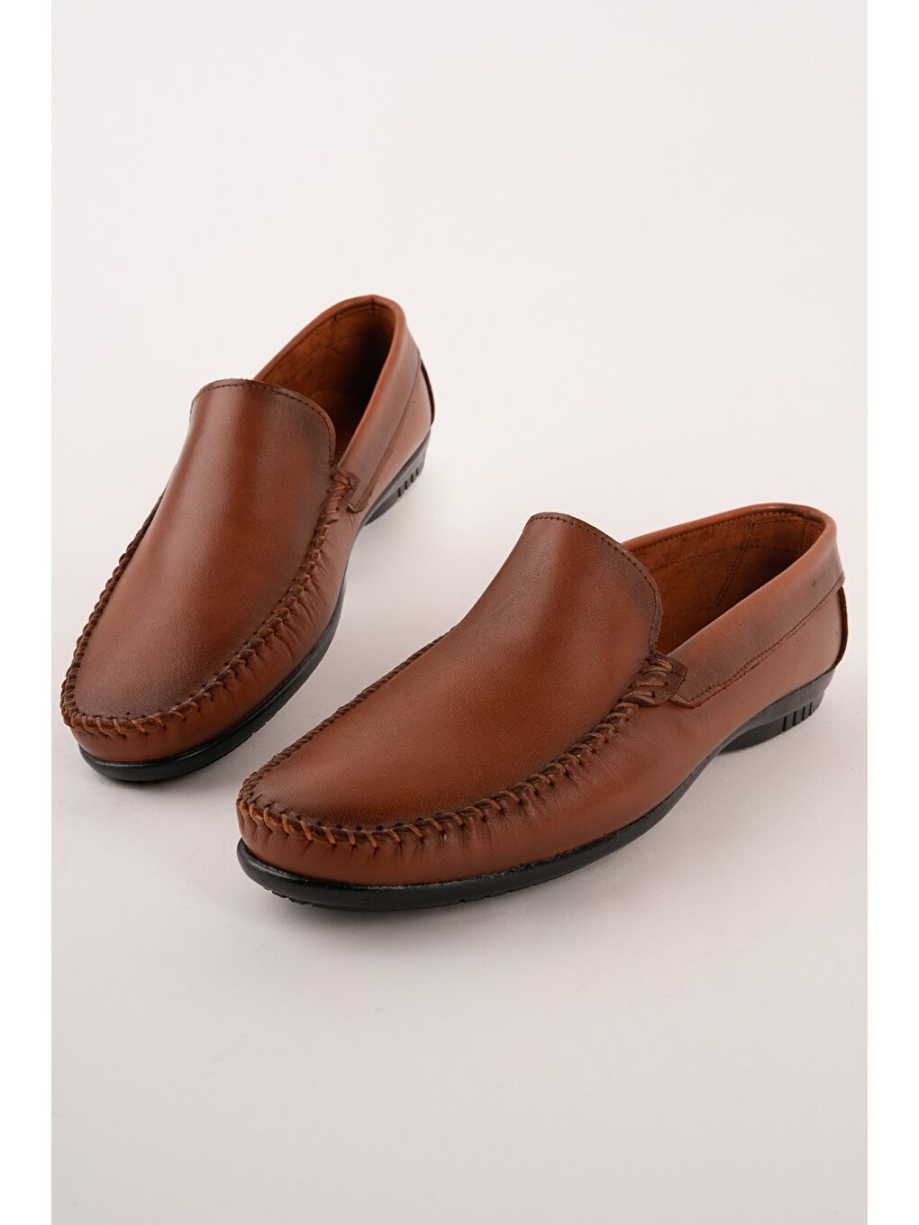 Kahverengi WİLLS Hakiki Deri Bağcıksız Erkek Günlük Klasik Loafer Ayakkabı