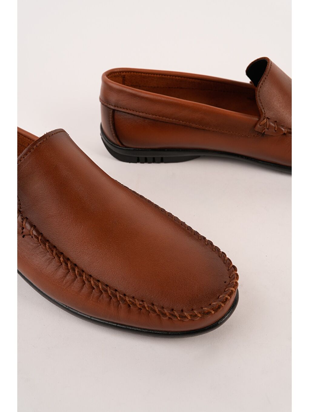 Kahverengi WİLLS Hakiki Deri Bağcıksız Erkek Günlük Klasik Loafer Ayakkabı-1