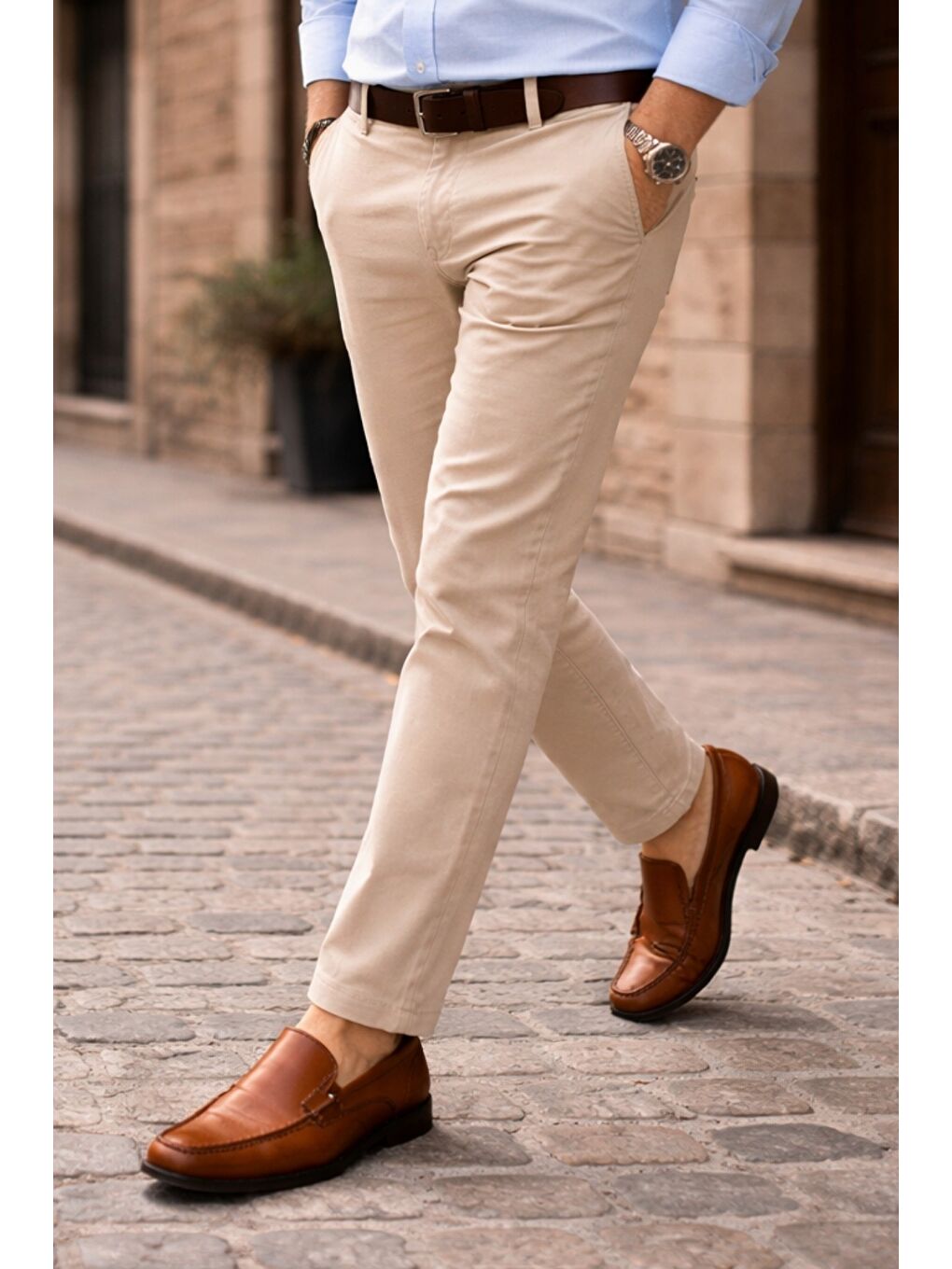 Kahverengi WİLLS Hakiki Deri Bağcıksız Erkek Günlük Klasik Loafer Ayakkabı-6