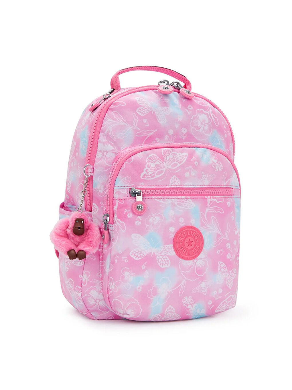 Kipling Pembe Seoul S Okul Çantası Garden Clouds KI53572PE - 1