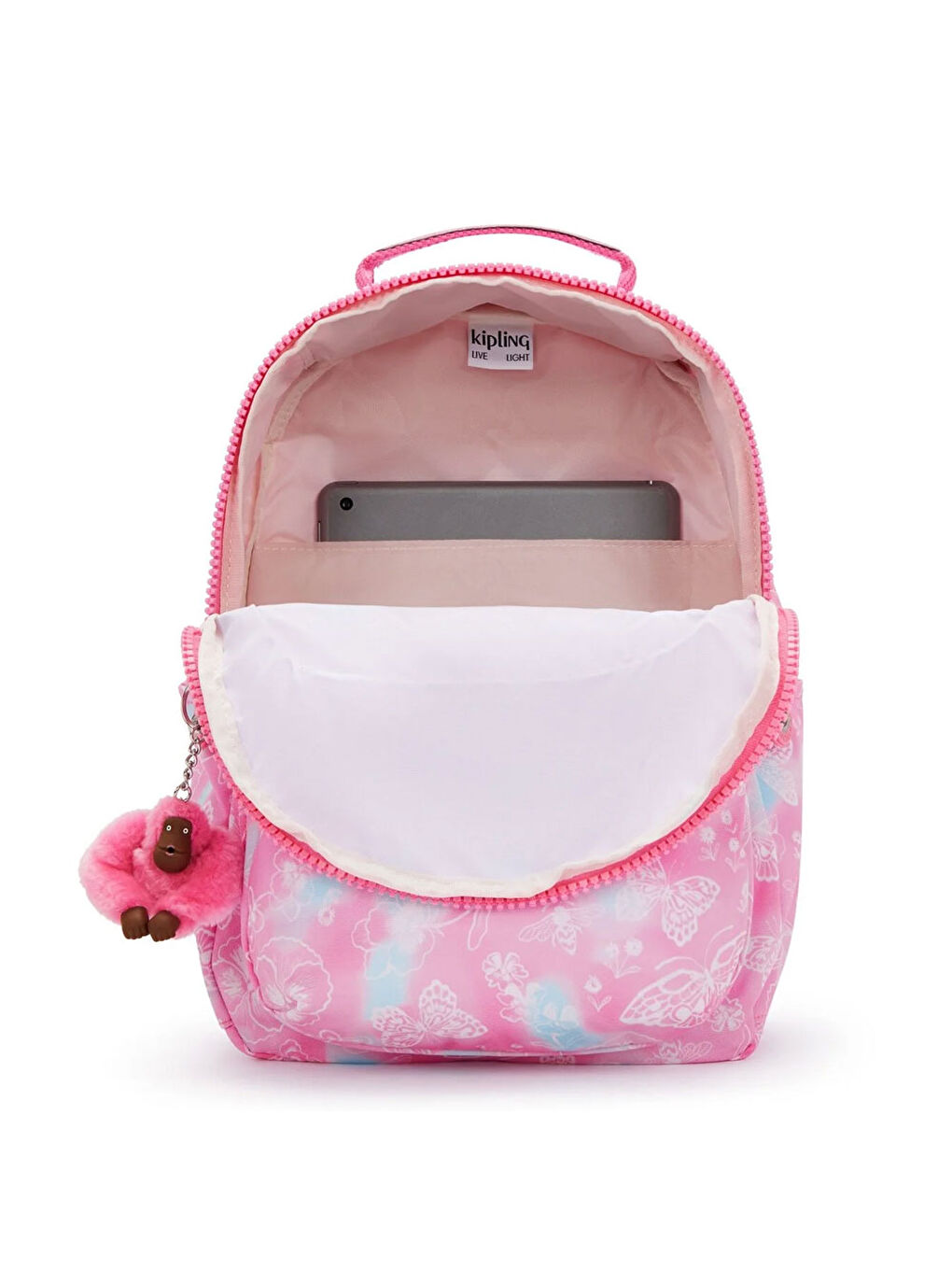 Kipling Pembe Seoul S Okul Çantası Garden Clouds KI53572PE - 3