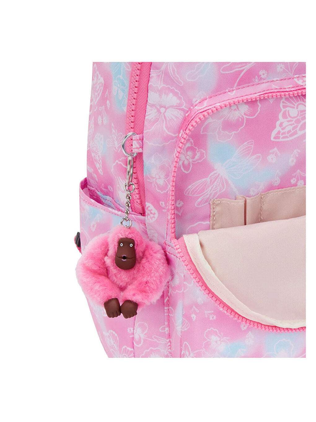 Kipling Pembe Seoul S Okul Çantası Garden Clouds KI53572PE - 4