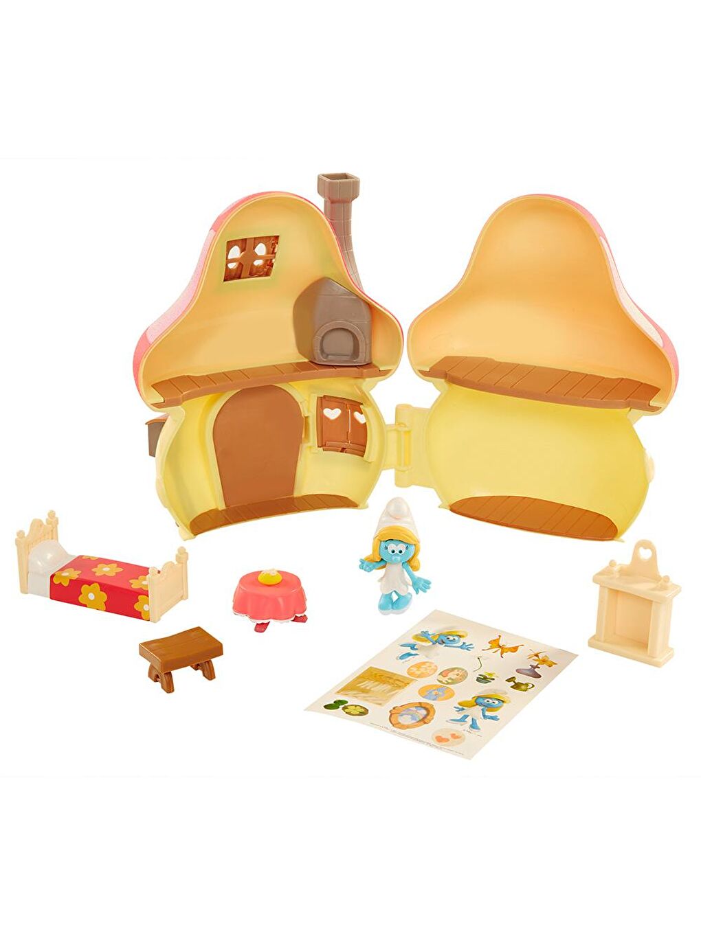 Jakks Pacific Şirinler Kayıp Köy Şirine Mantar Evi Oyun Seti - 1