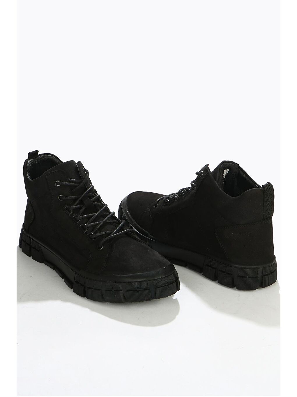 Santana Hakiki Deri Siyah Outdoor Erkek Bot-2