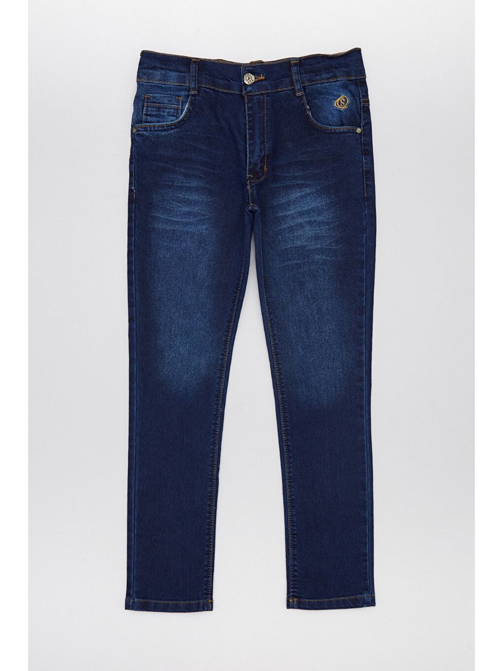 Lacivert Beli Ayarlanabilir Erkek Çocuk Jean