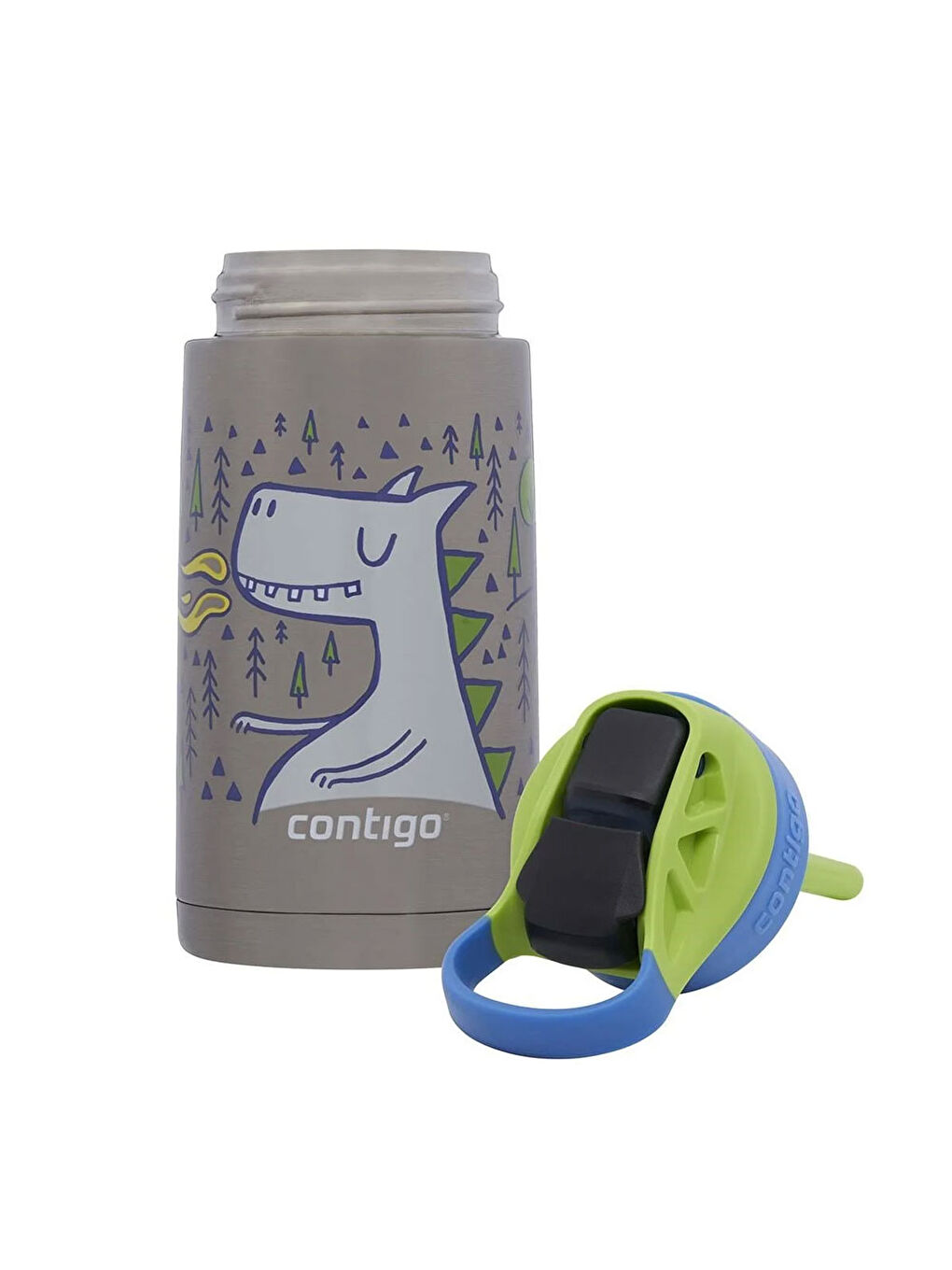 Gizmo Dragon Çelik Çocuk Suluğu 420ml Mavi 2178082-1