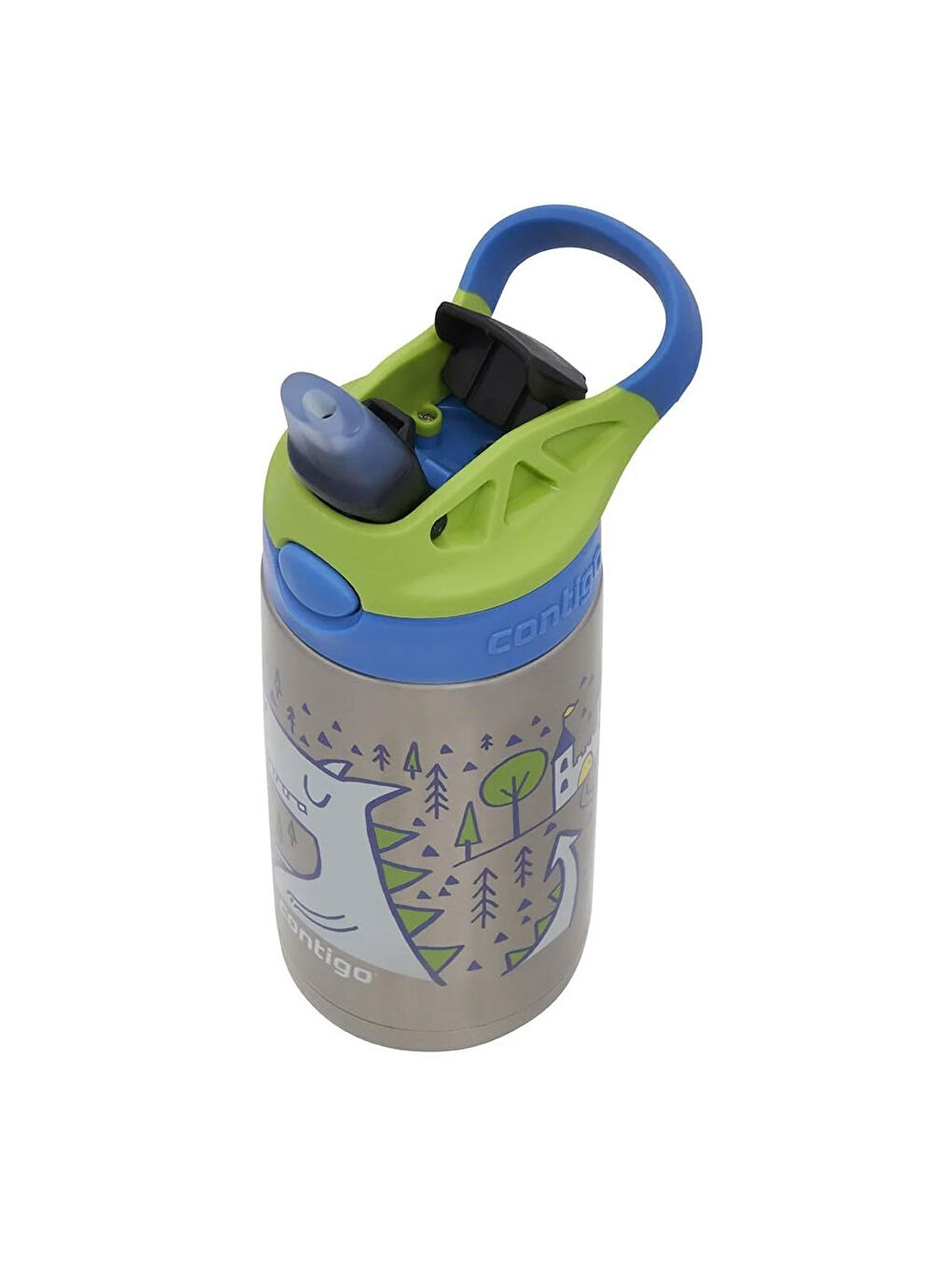 Gizmo Dragon Çelik Çocuk Suluğu 420ml Mavi 2178082-3