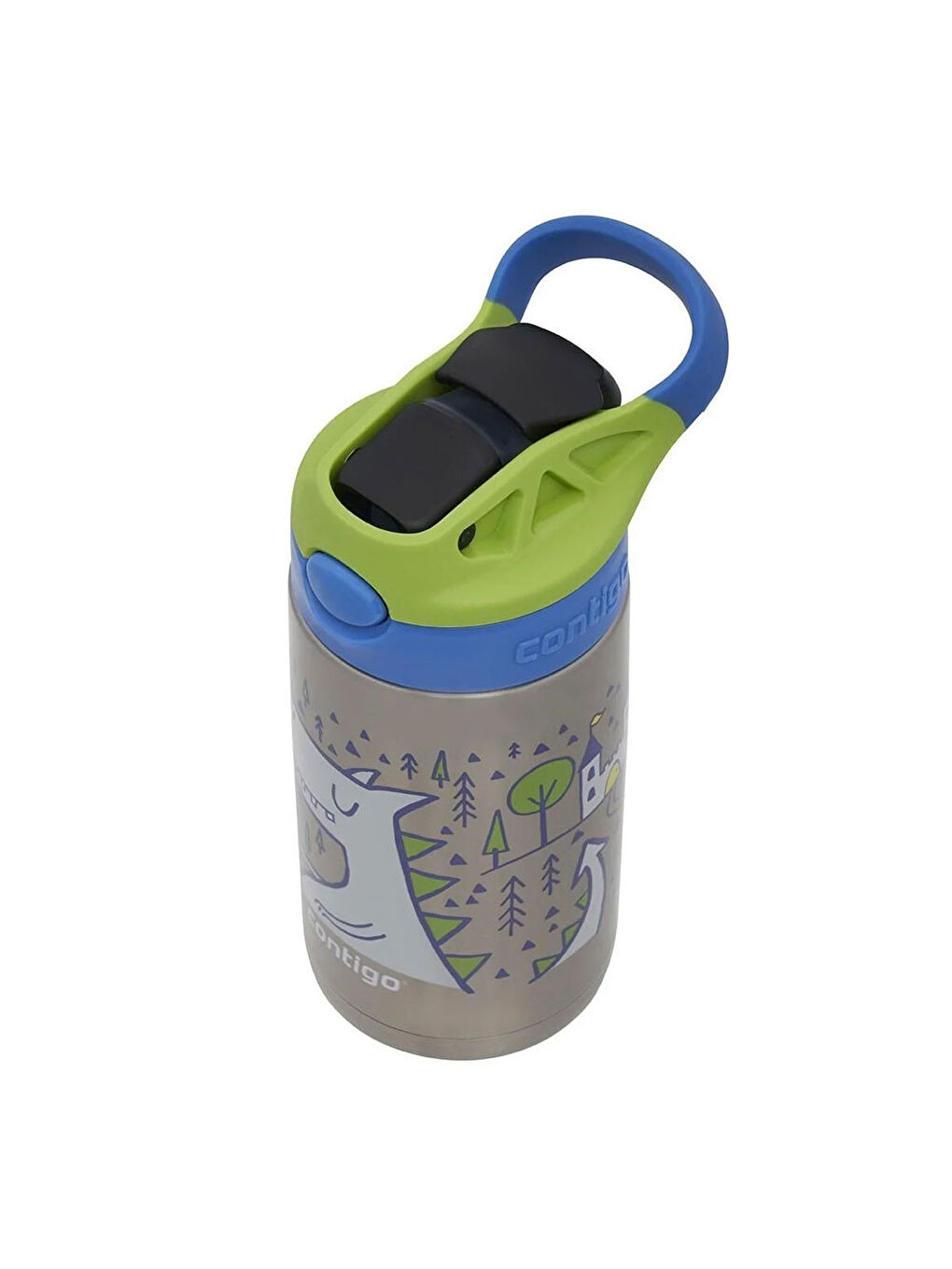 Gizmo Dragon Çelik Çocuk Suluğu 420ml Mavi 2178082-4