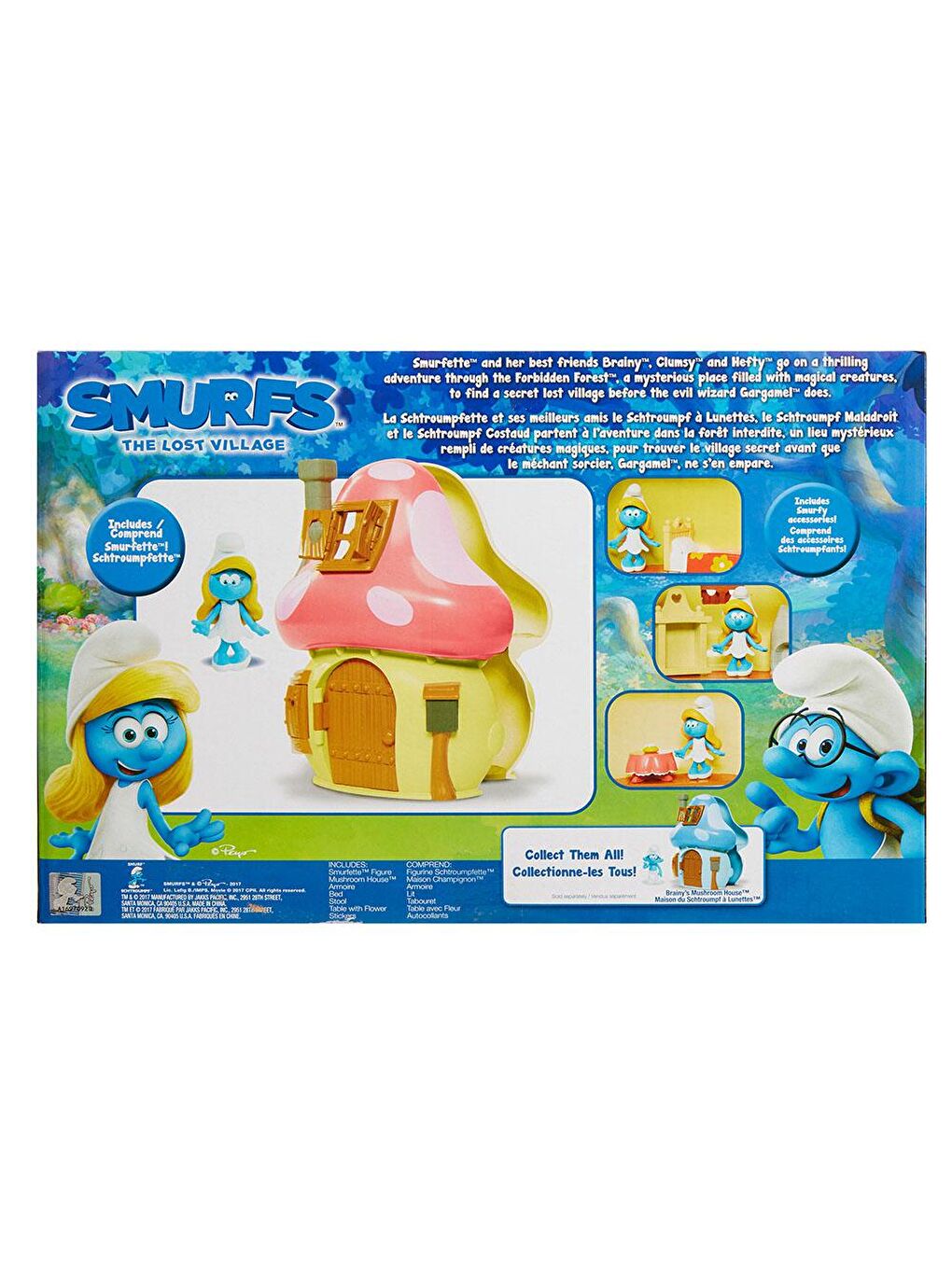 Jakks Pacific Şirinler Kayıp Köy Şirine Mantar Evi Oyun Seti - 4