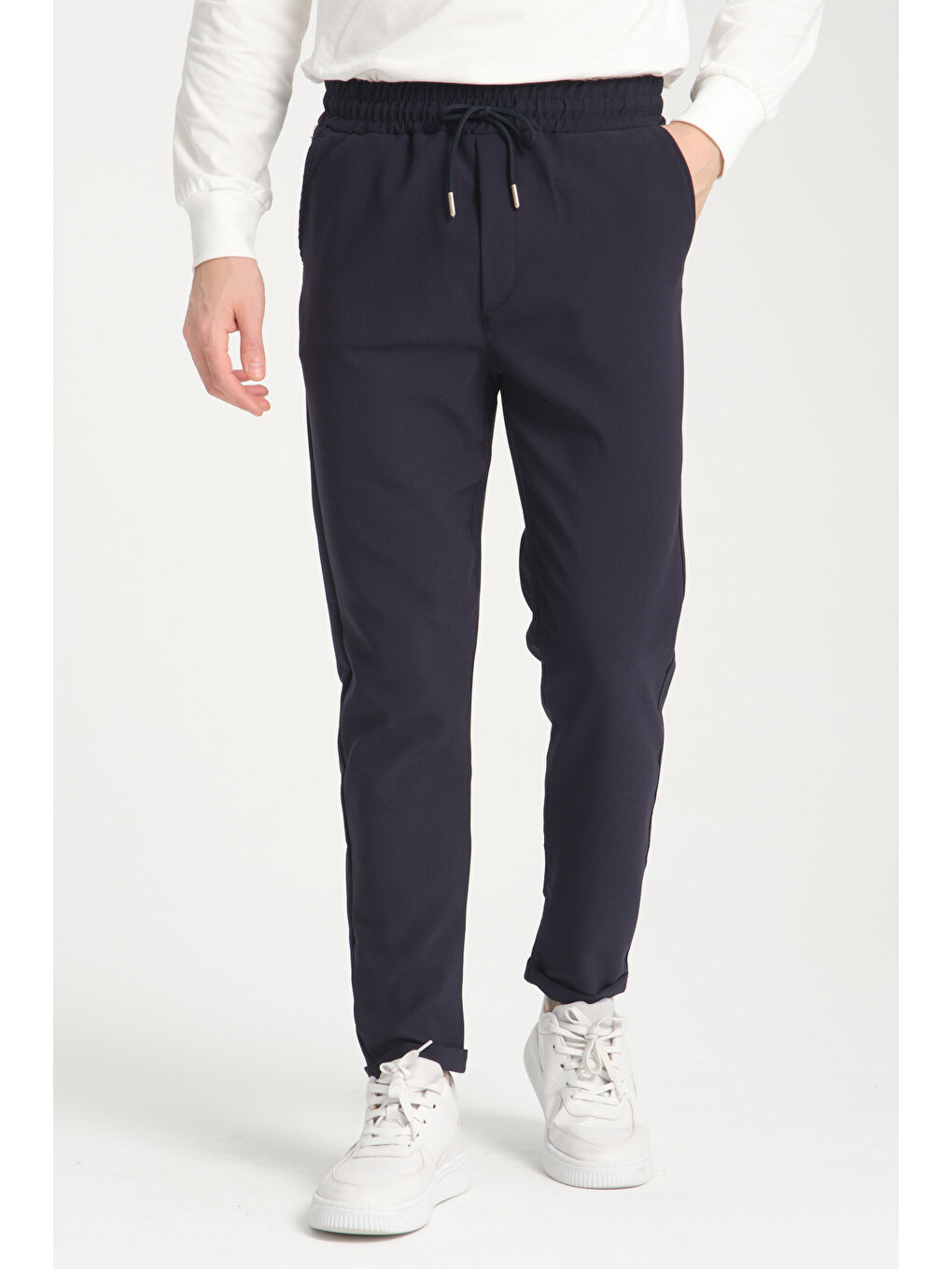 Lacivert Duble Paça Erkek Pantolon 3587