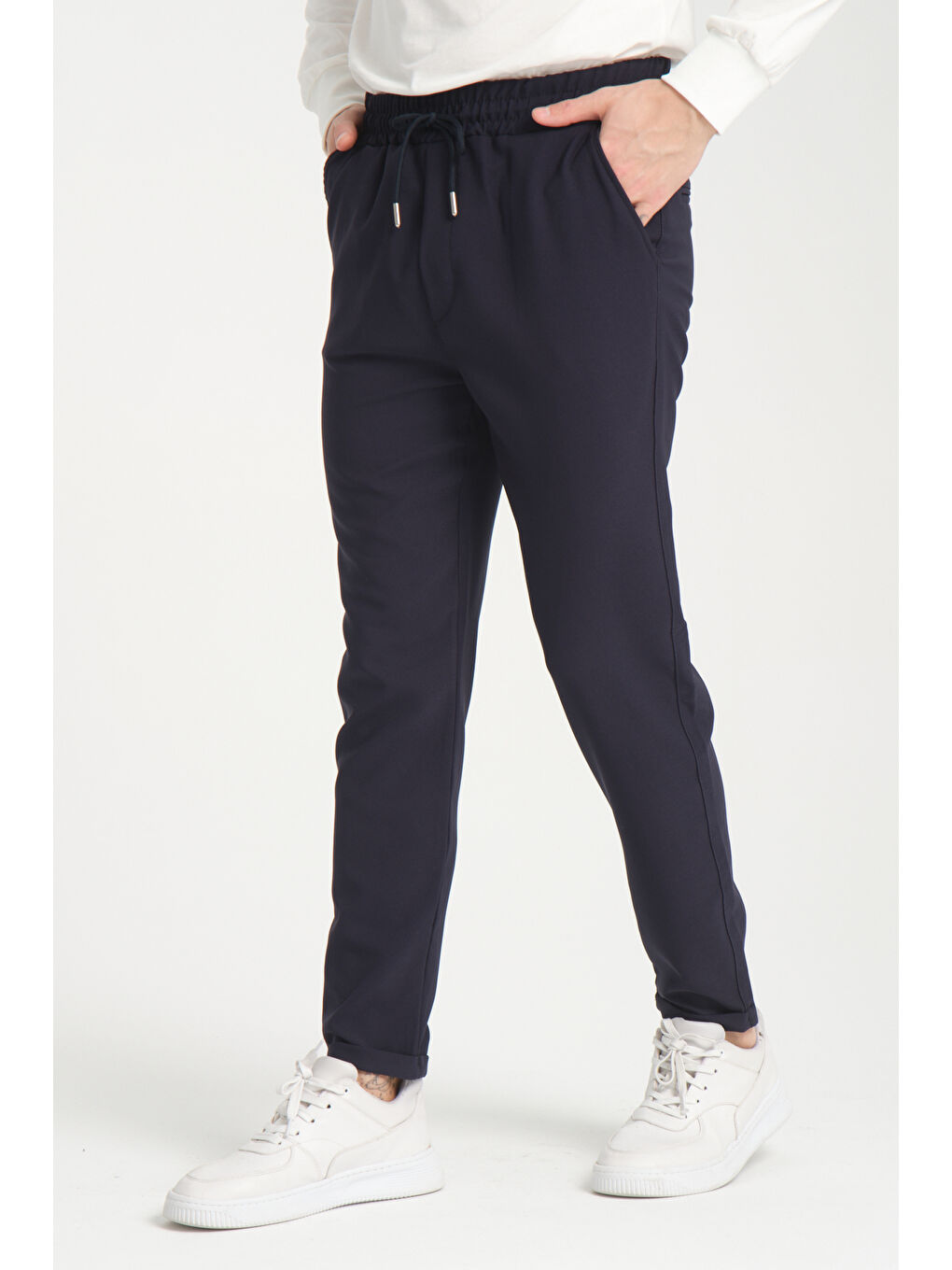 Lacivert Duble Paça Erkek Pantolon 3587-4