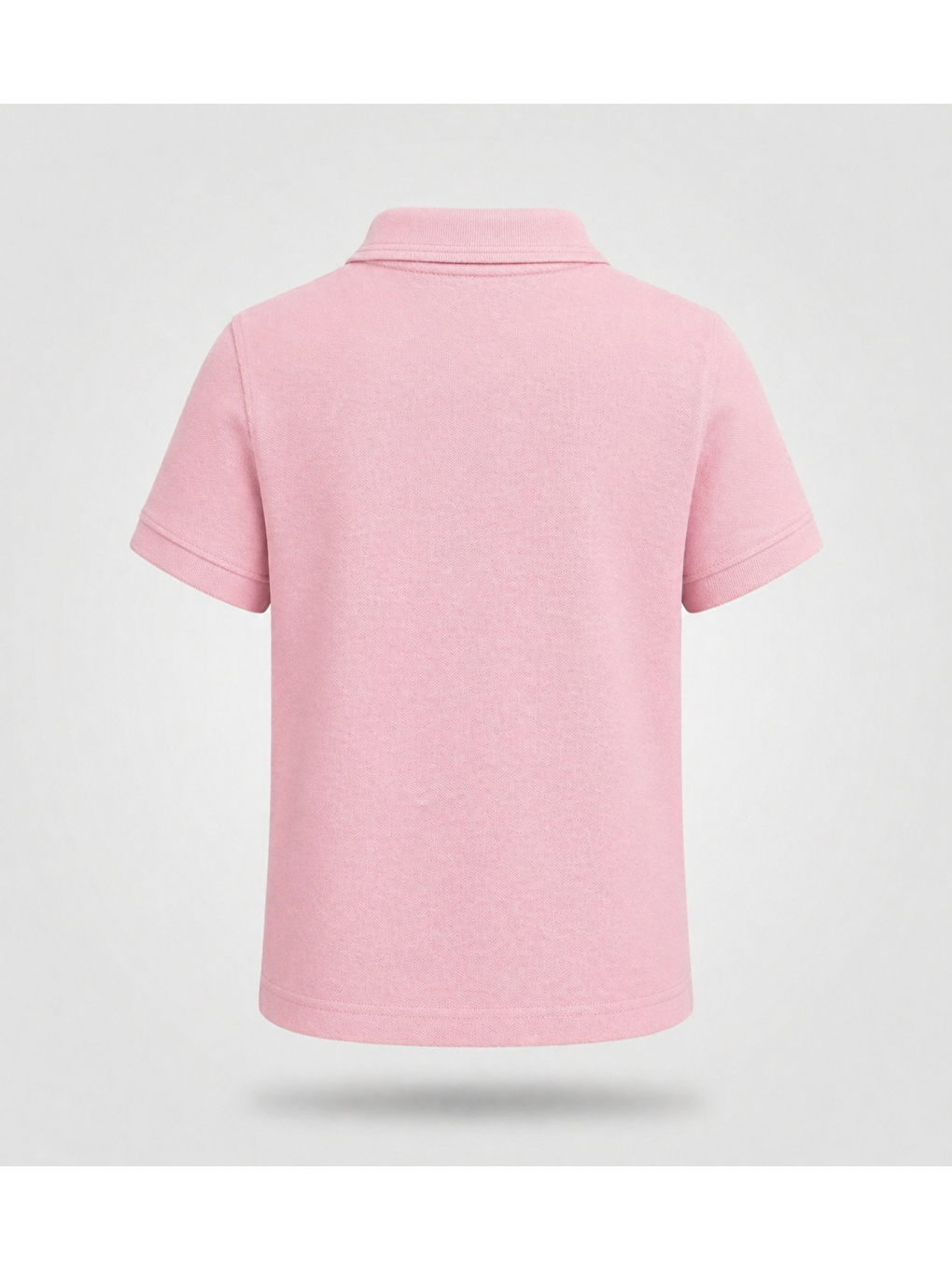 Pembe Kids Polo Yaka Basic Kısa Kollu Unisex Çocuk Tişört-2