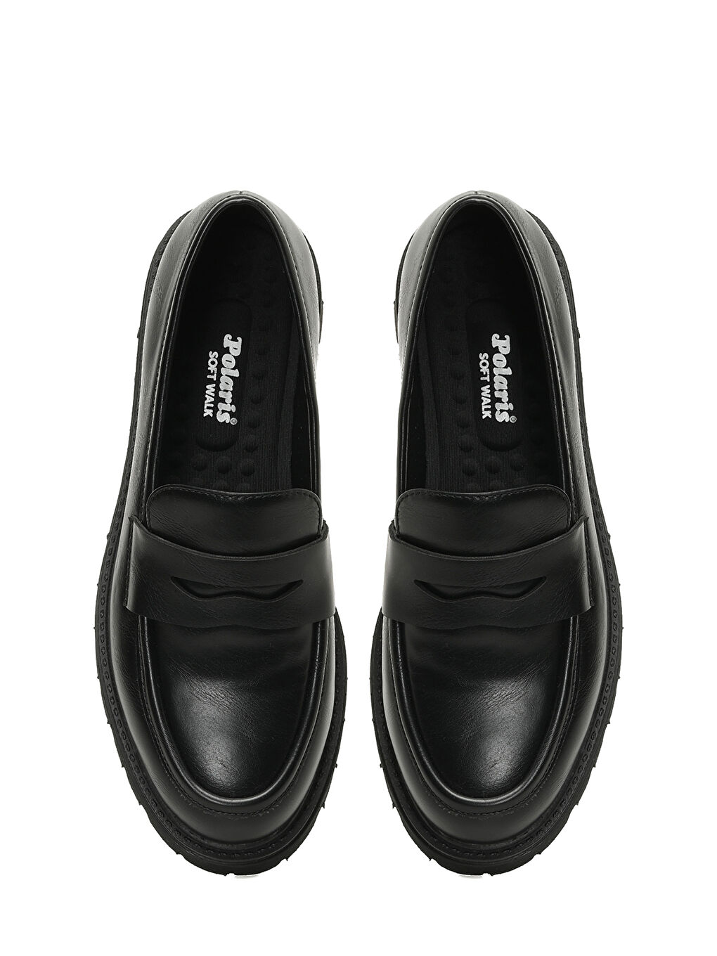 324500C.Z 5PR Siyah Kadın Oxford Ayakkabı-3