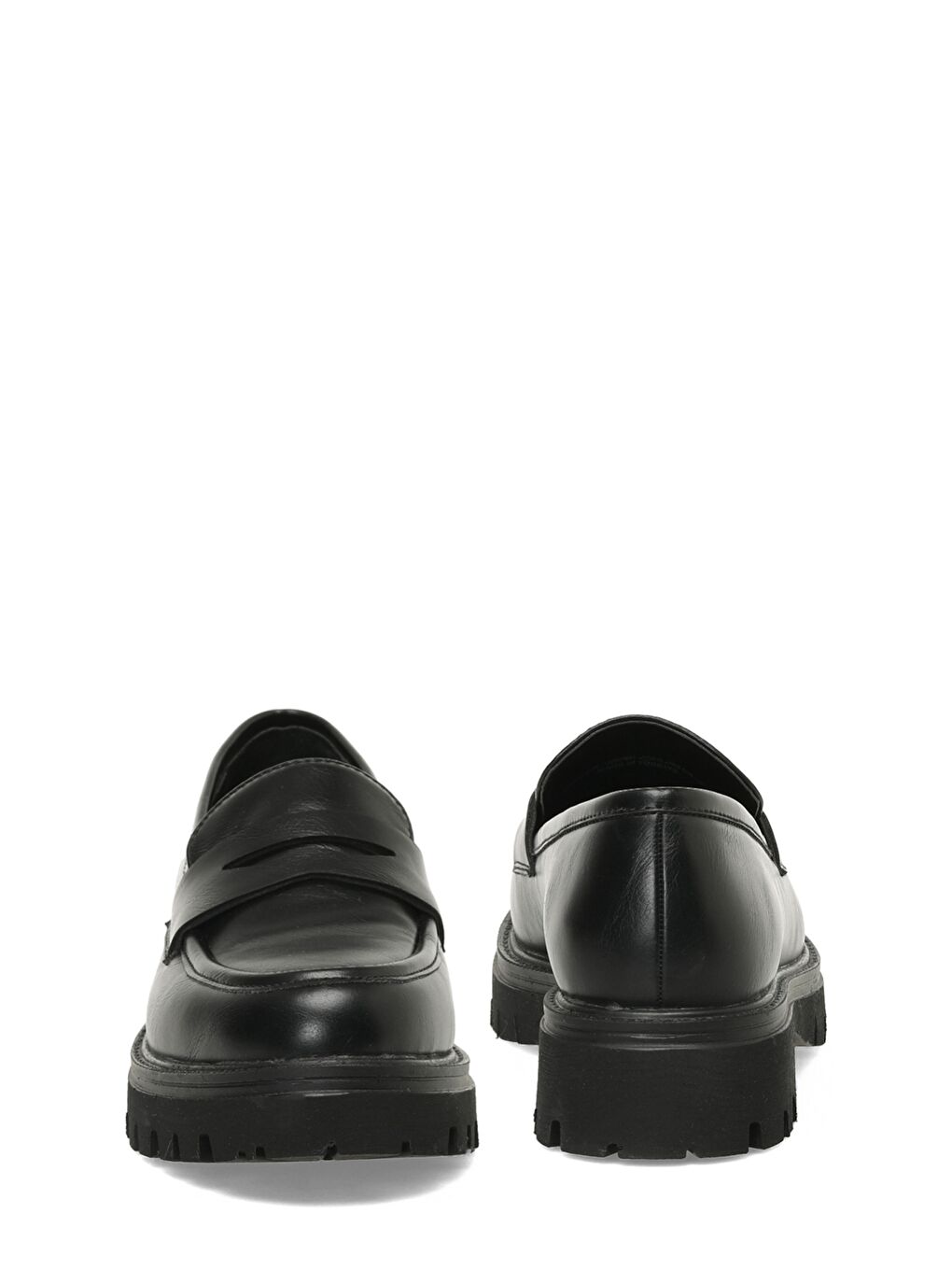 324500C.Z 5PR Siyah Kadın Oxford Ayakkabı-4