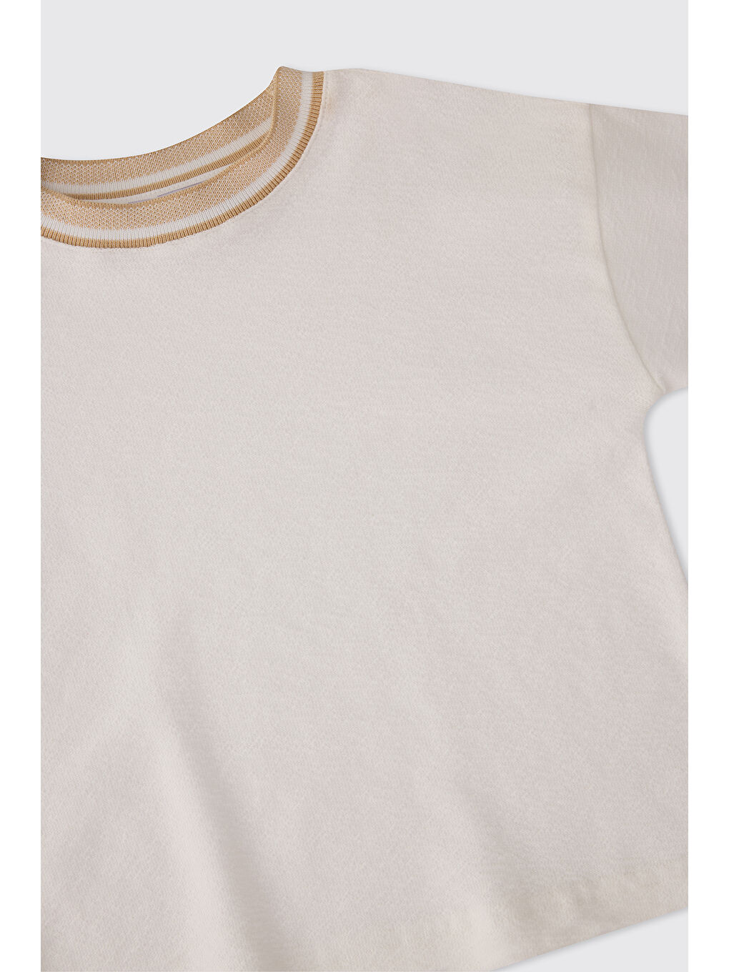 Erkek Bebek Uzun Kollu Beyaz Tişört-2