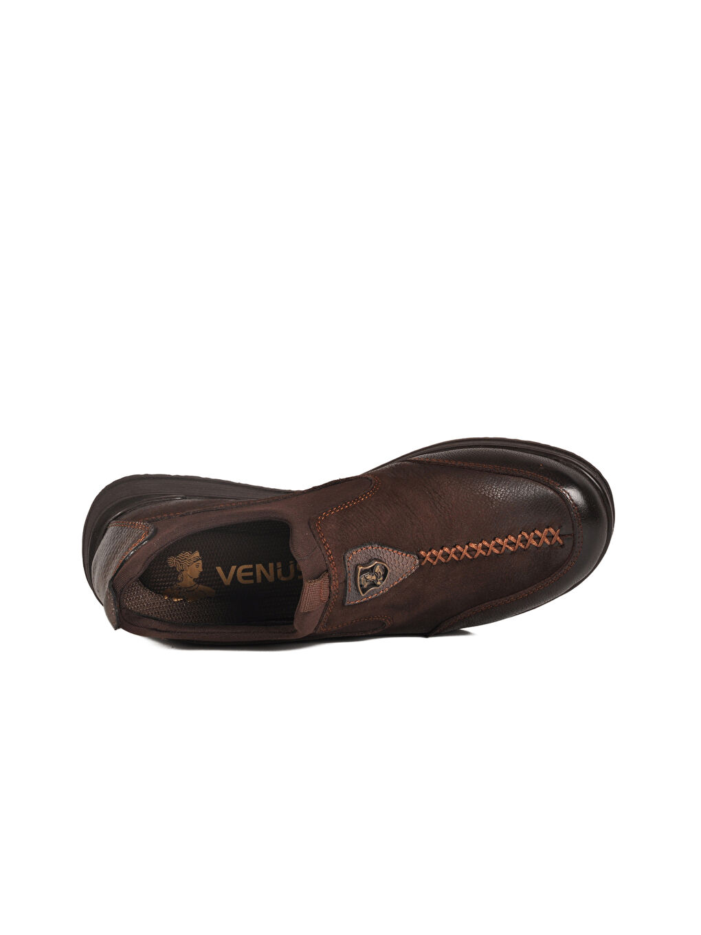 Kahverengi Kahve Nubuk Hakiki Deri Kadın Casual Ayakkabı 2250906K Z-3