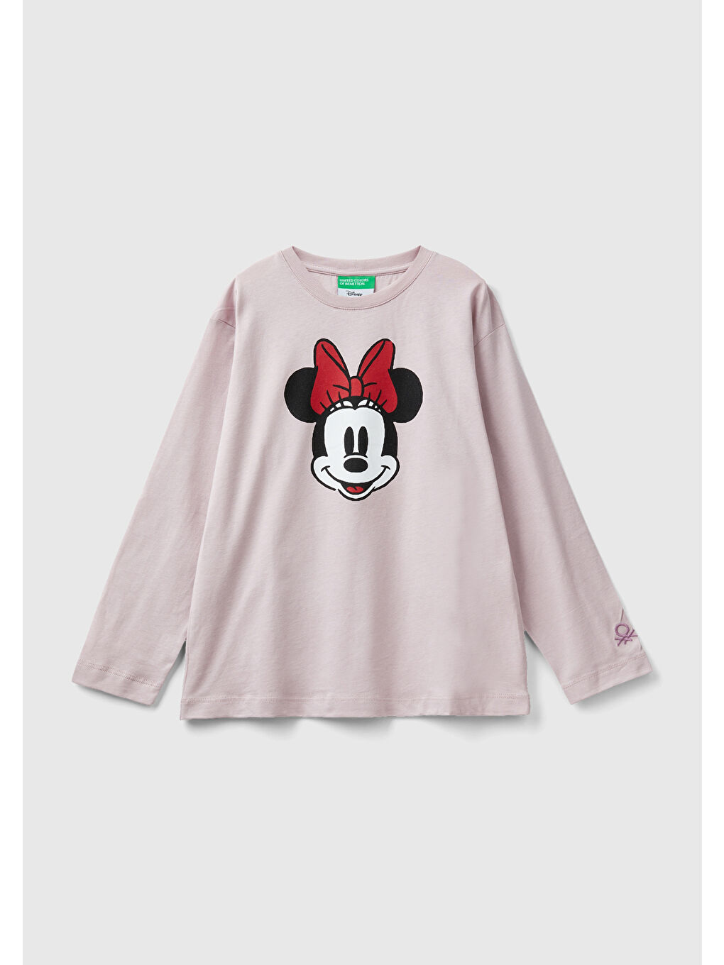 Pembe Erkek Çocuk Gül Kurusu Mickey Baskılı Tişört