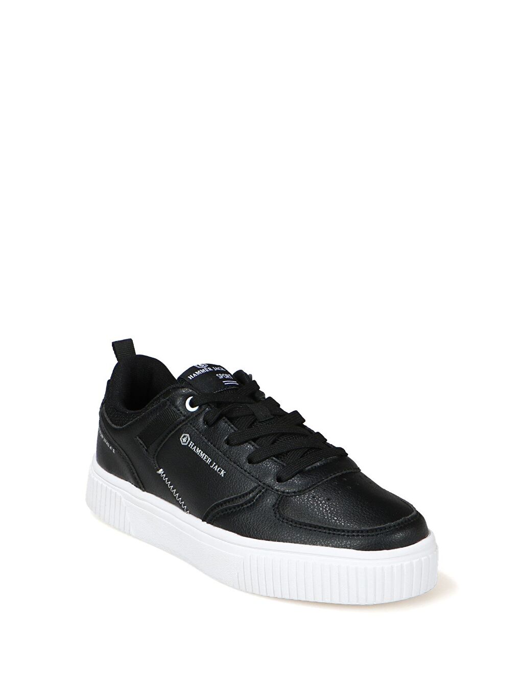 Wie Siyah Beyaz Kadın Spor Ayakkabı-1