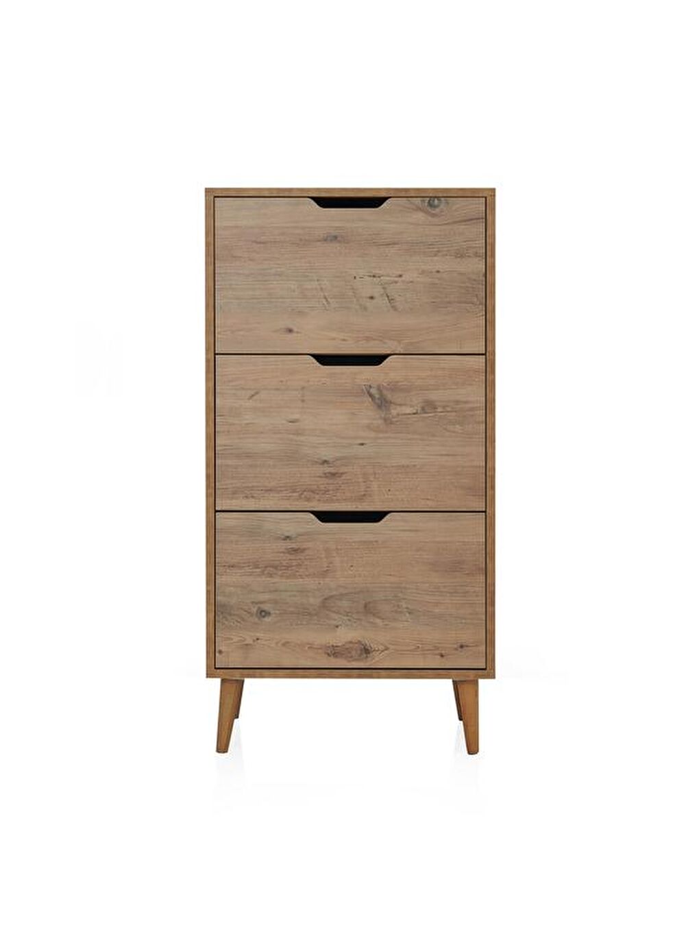 Kahverengi Rovigo 3 Kapaklı Çok Amaçlı Dolap - Atlantik Çam-6