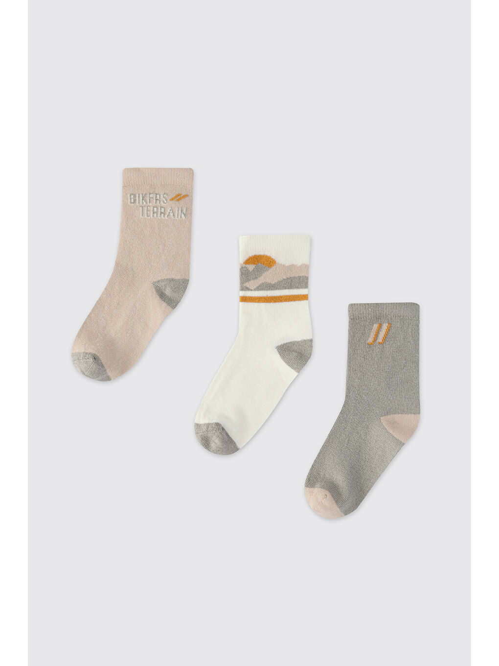 Karışık Erkek Çocuk 3'lü Soket Çorap