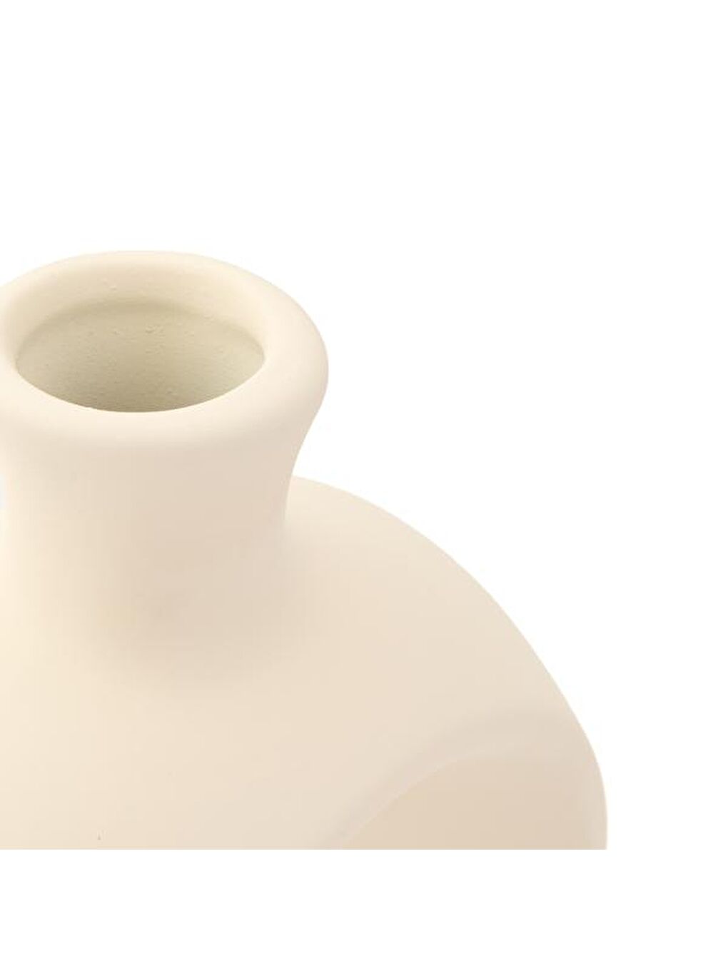 Ekru Doha Vazo - Krem - 25 cm-2