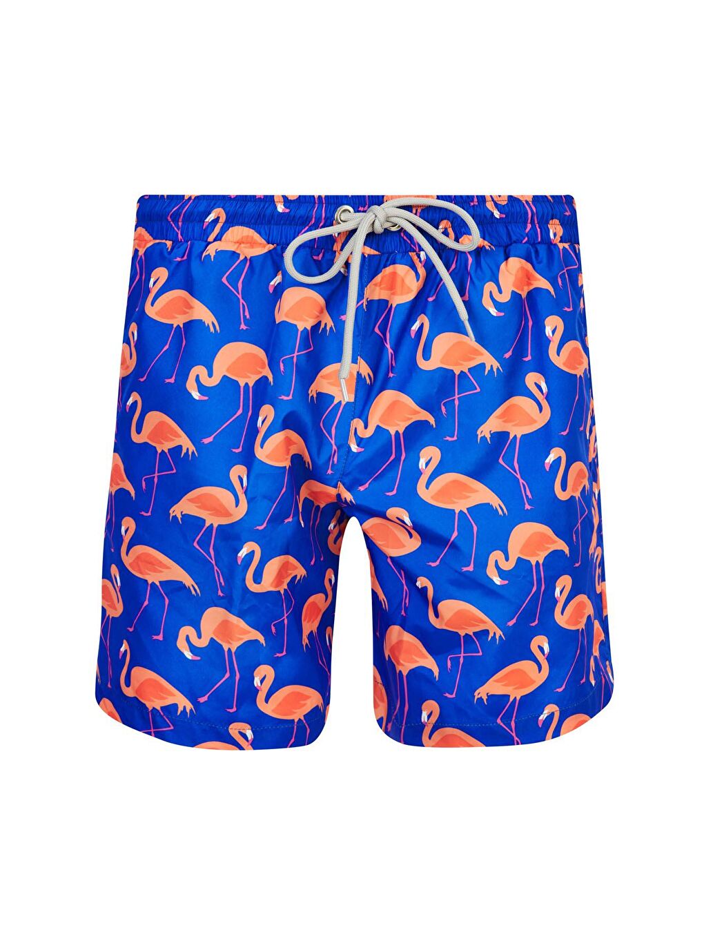 Mavi Erkek Deniz Havuz Şortu Desenli Kane S247 Saks