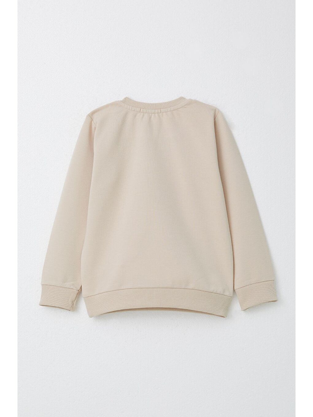 Erkek Bebek Eşofman Takım Yazı Baskılı Bej (2 Yaş)-5